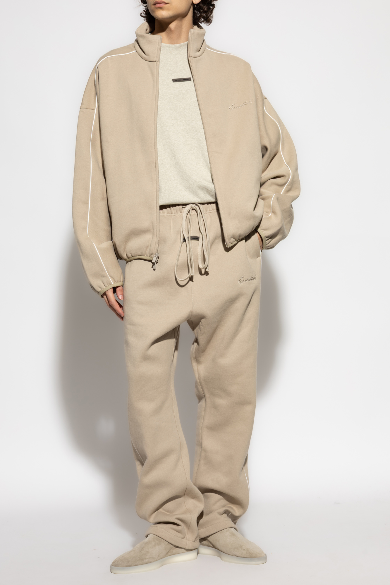 【関税込み】Fear of God ESSENTIALS トープ Soft Rib レギンス Fear of God ESSENTIALS: トープ Soft Rib レギンス | SSENSE 日本